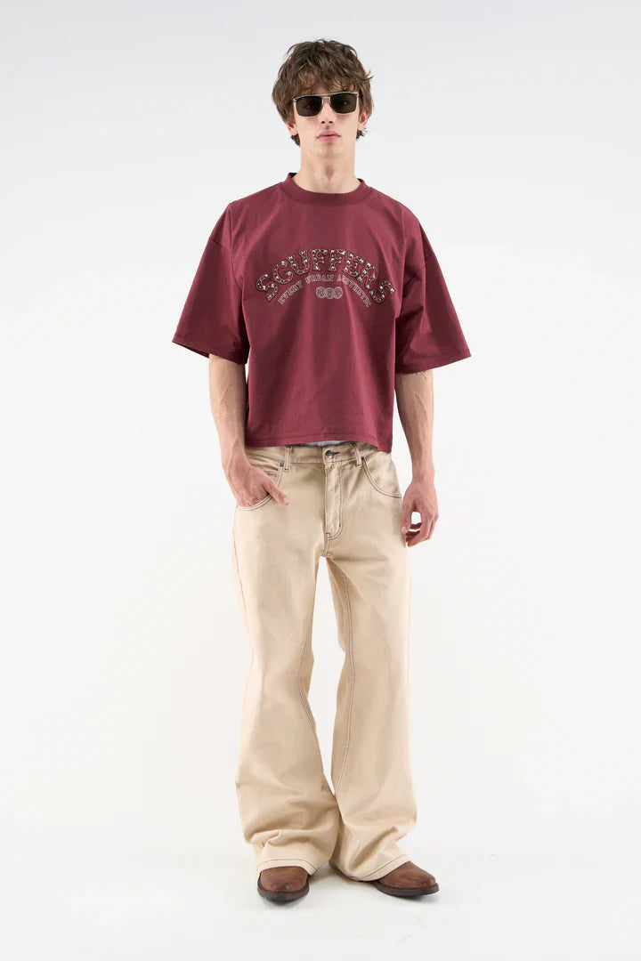 Scuffers Chief Burgundy T-Shirt