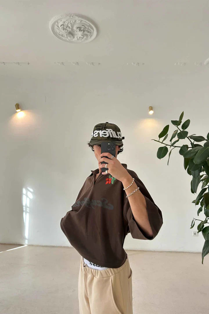 Scuffers Tropical Brown Polo