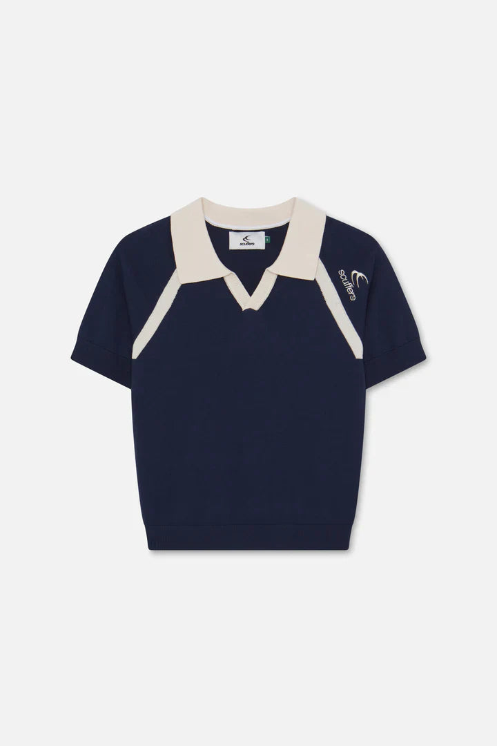 Scuffers Line Navy Polo