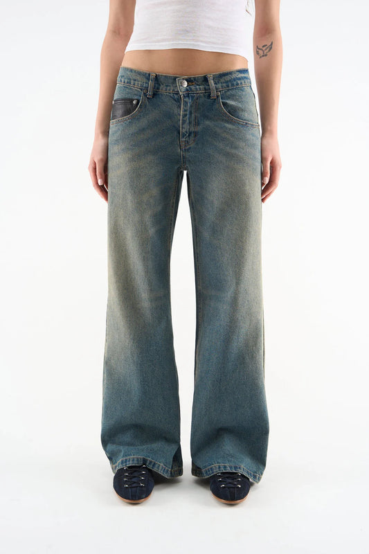 Scuffers Marlen Washed Blue Pants