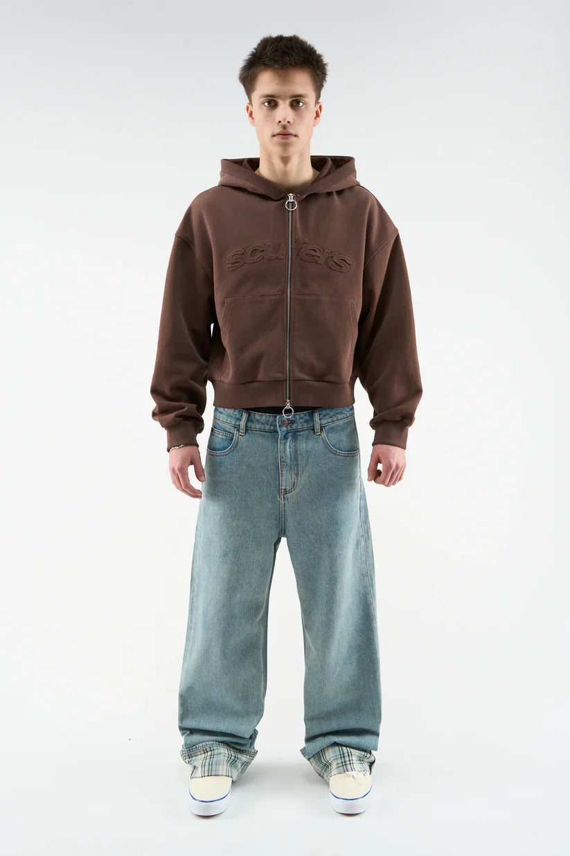 Scuffers Bullet Brown Zipper