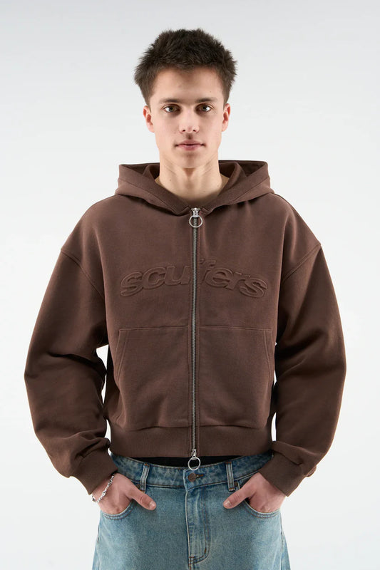 Scuffers Bullet Brown Zipper