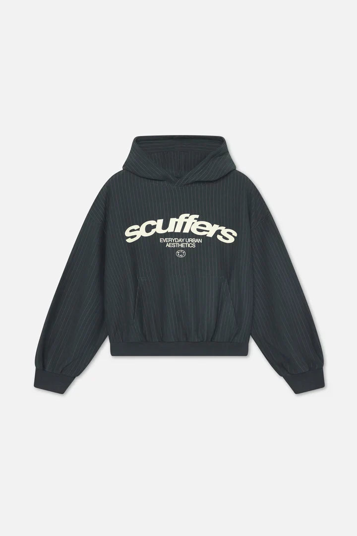 Scuffers Iconic Dark Green Pinstripe Hoodie