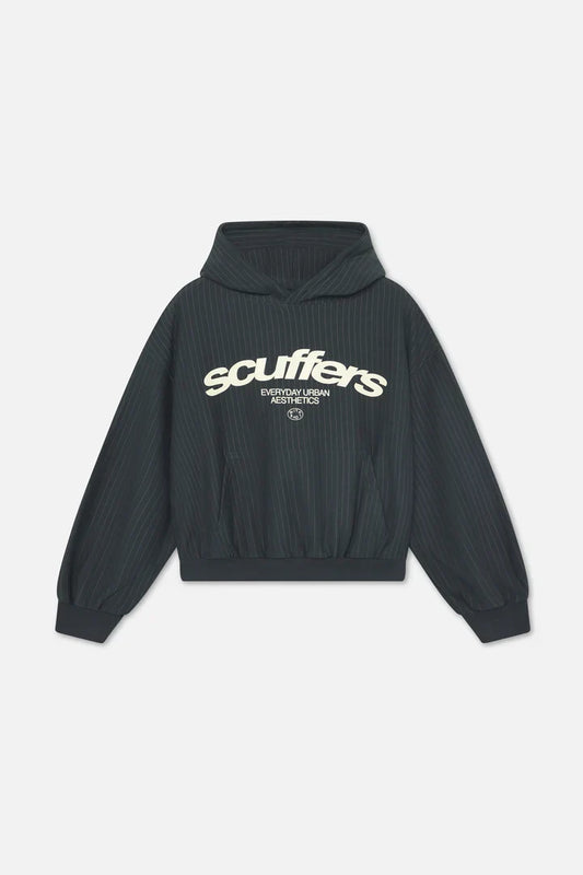 Scuffers Iconic Dark Green Pinstripe Hoodie