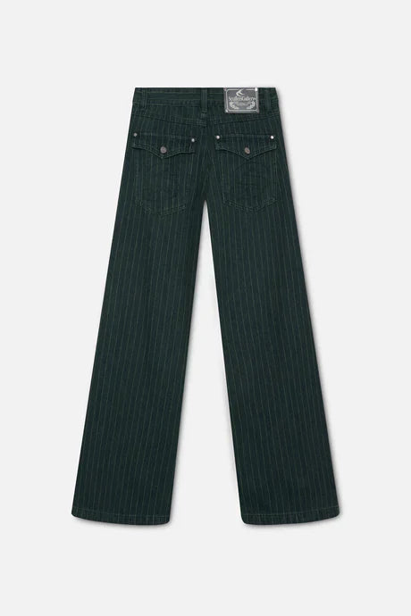 Scuffers Pinstripe Carrie Green Pants
