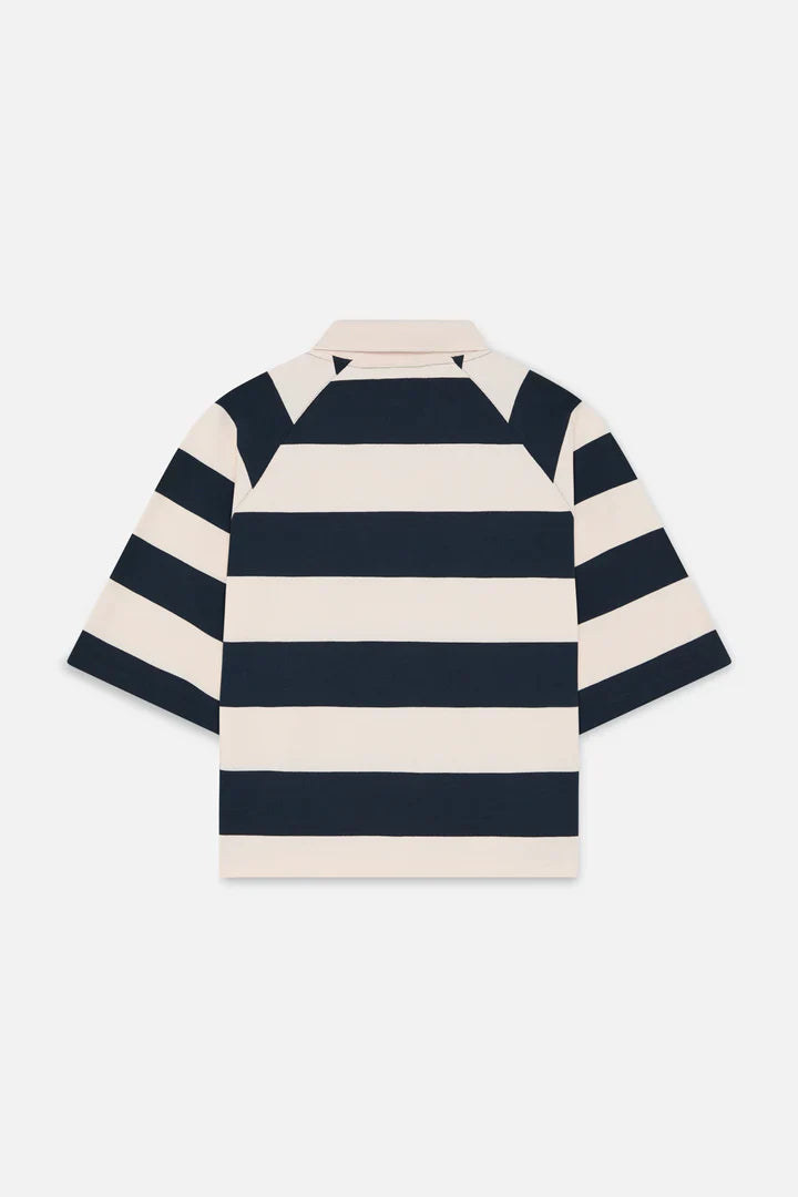 Scuffers Signature Navy Striped Polo