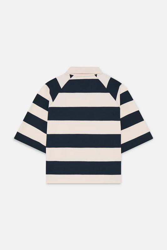 Scuffers Signature Navy Striped Polo