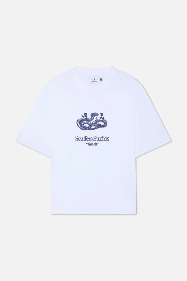 Scuffers Snake White T-Shirt